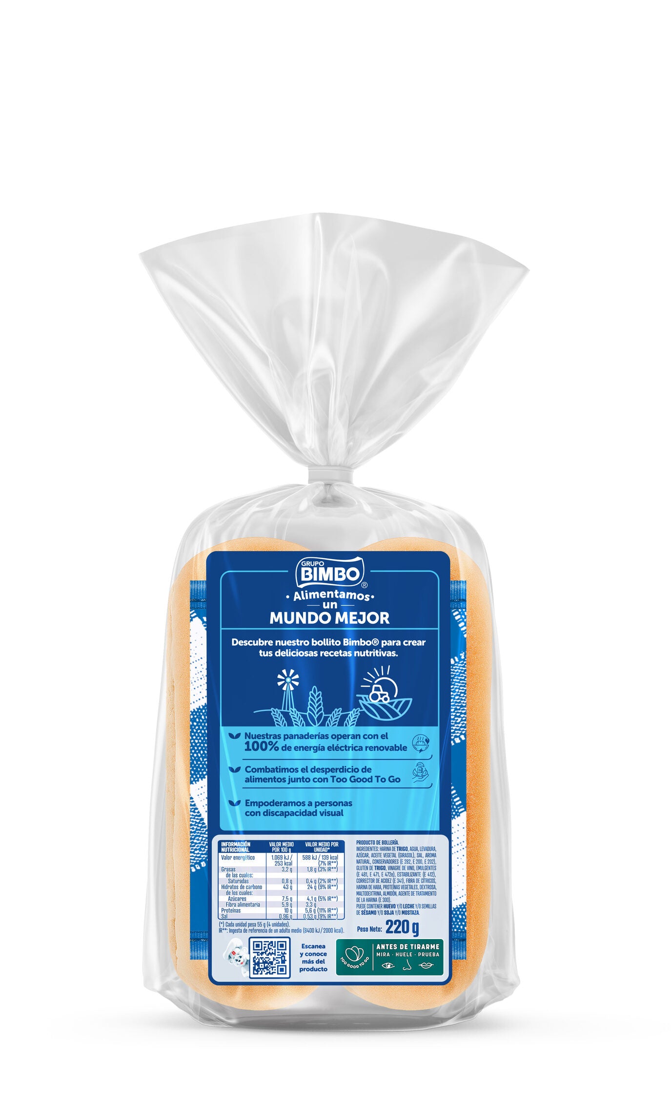 Pan hot dog Bimbo p4 220gr