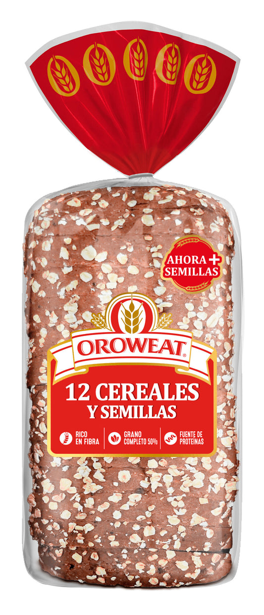 Pan de molde 12 cereales Oroweat 550g La Despensa