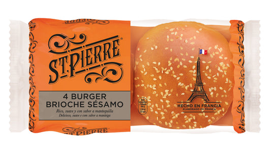 Pan hamburguesa brioche c/sesamo St pierre 250g La Despensa