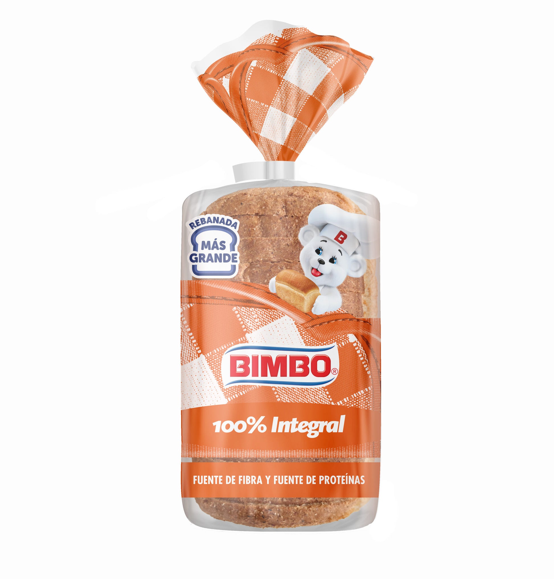 Pan de molde 100% integral Bimbo 460g