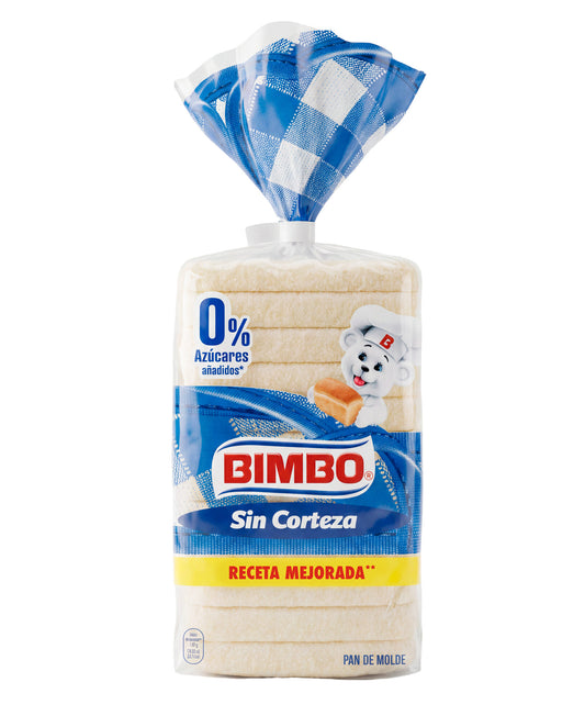 Pan de molde s/corteza Bimbo 500g La Despensa