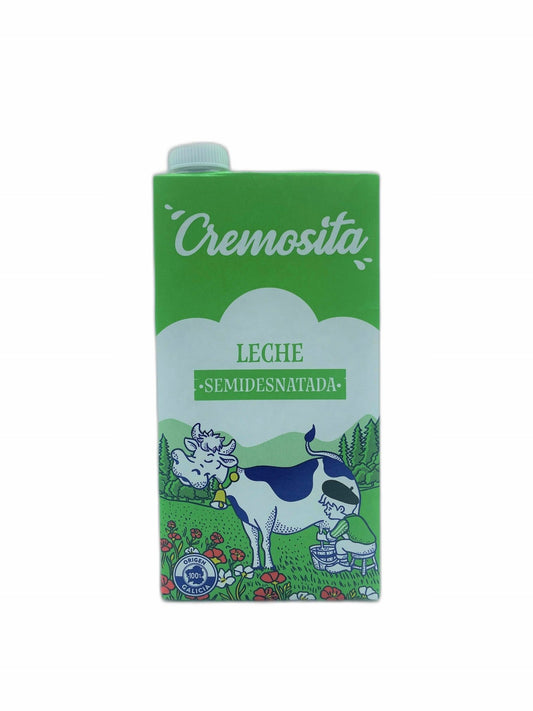 Leche semidesnatada brick Cremosita 1l La Despensa