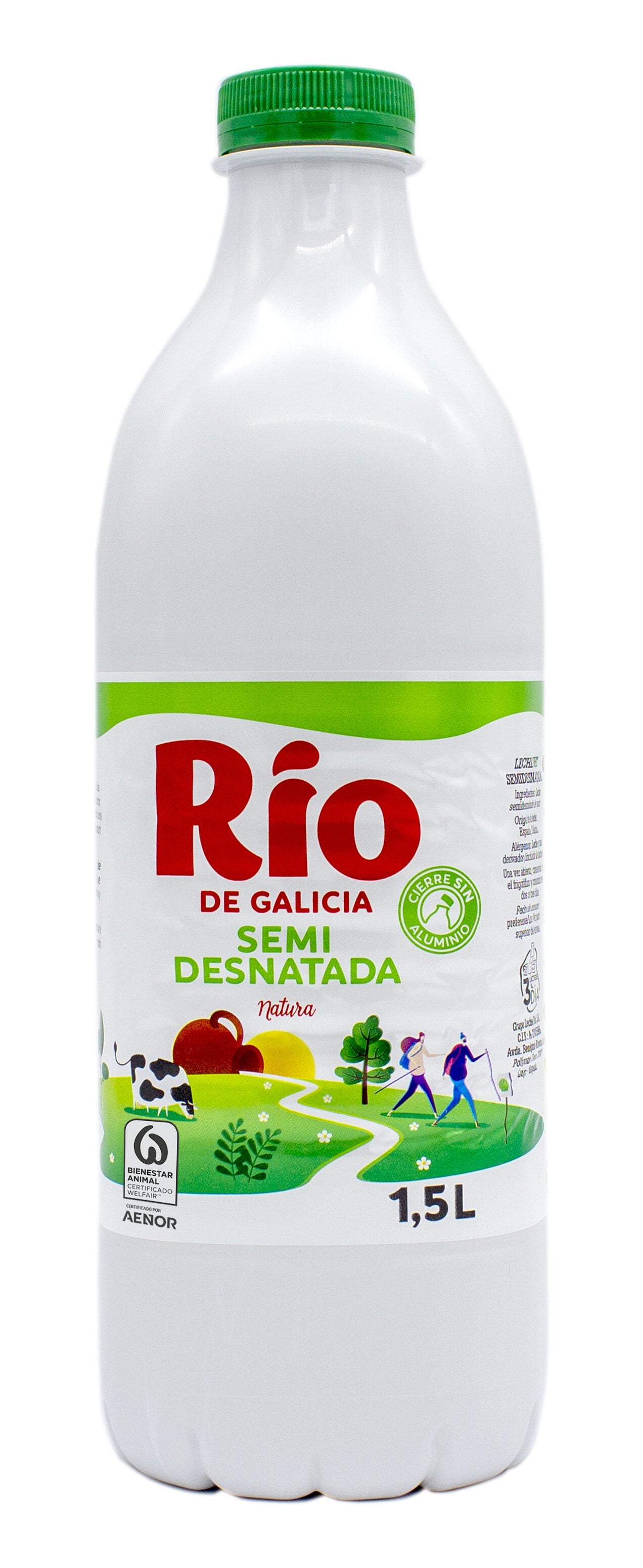 Leche semidesnatada botella Rio 1.5l