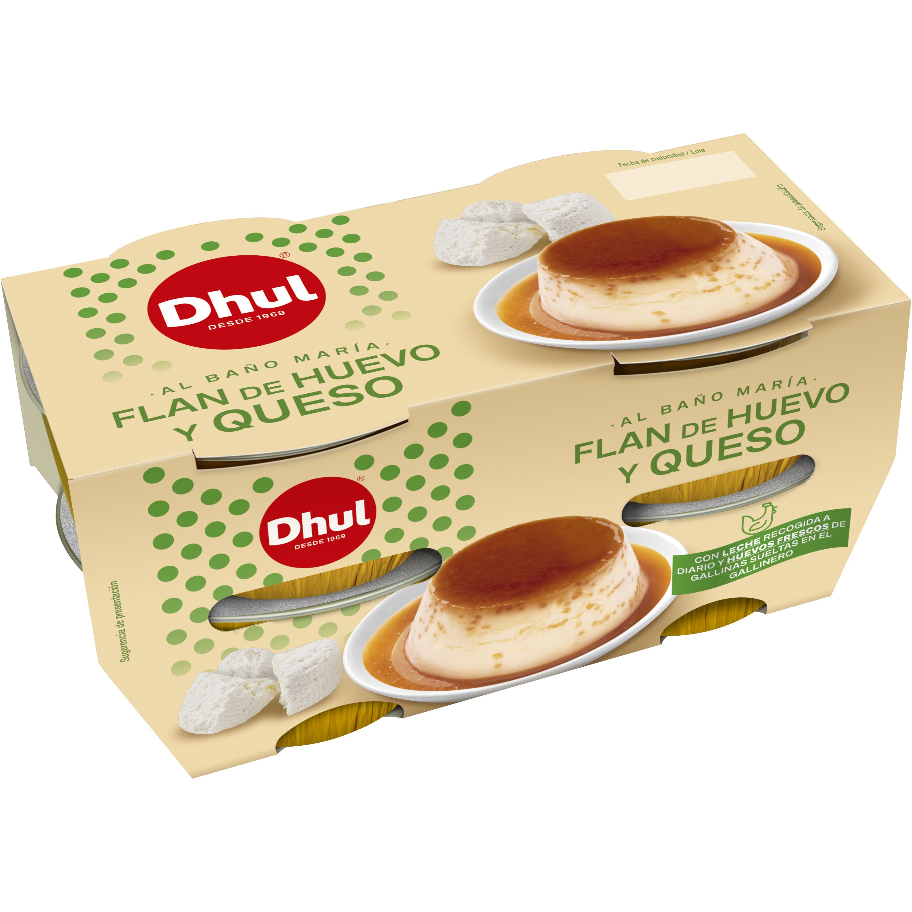 Flan queso  Dhul p4 110g/u