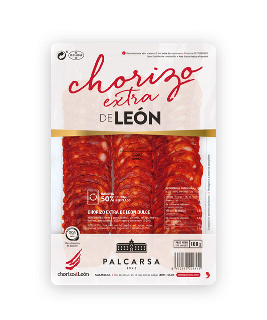 Chorizo extra loncha Palcarsa 100g La Despensa