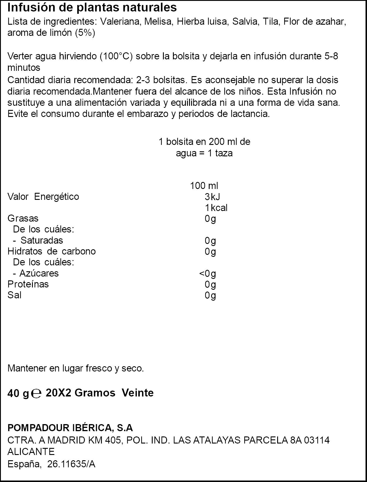 Valeriana plus 5 Pompadour p20