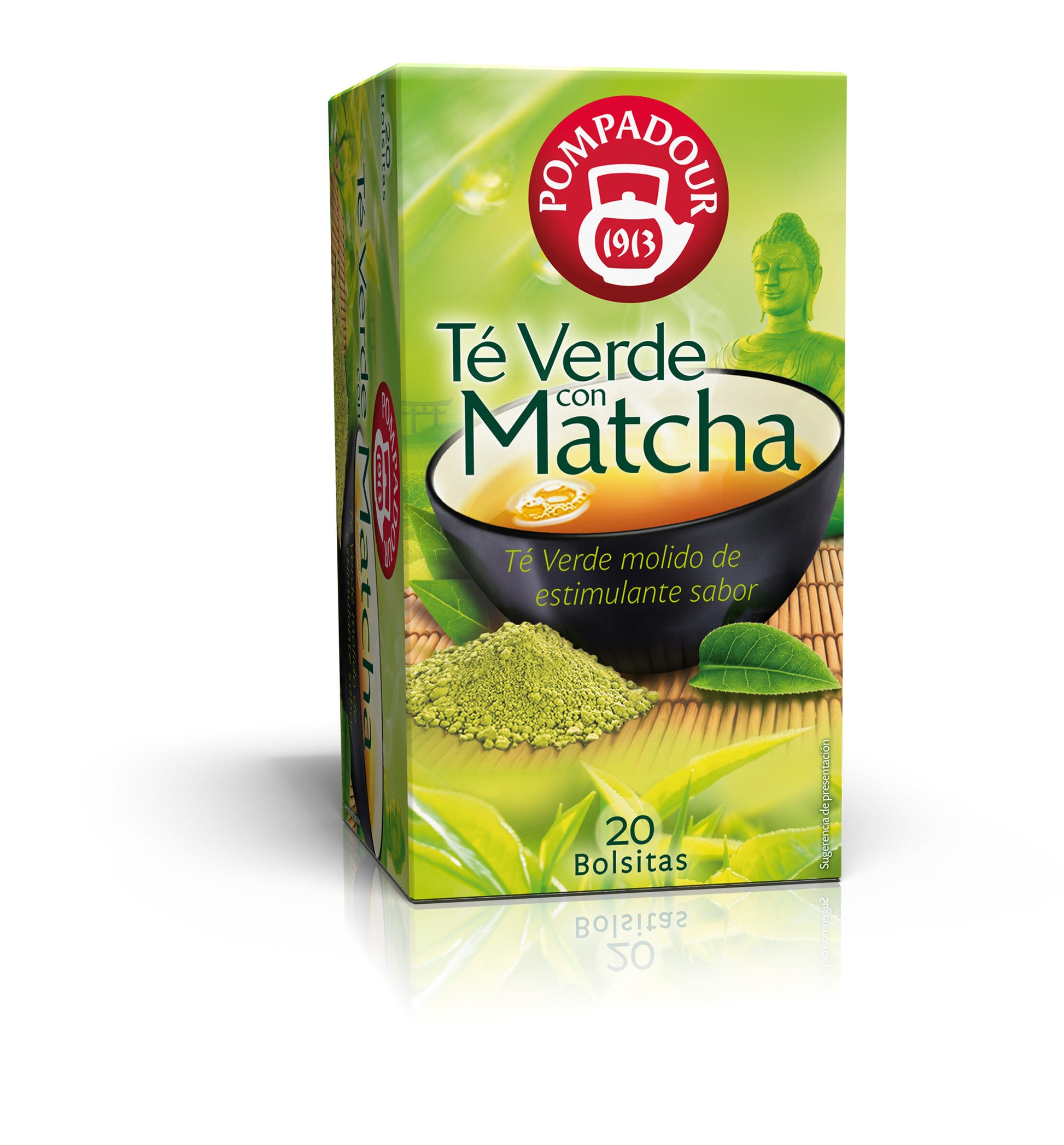 Te verde con matcha Pompadour 20u