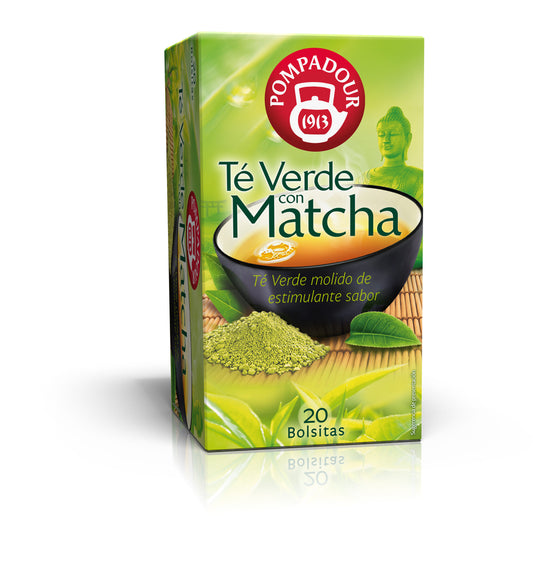 Te verde con matcha Pompadour 20u La Despensa