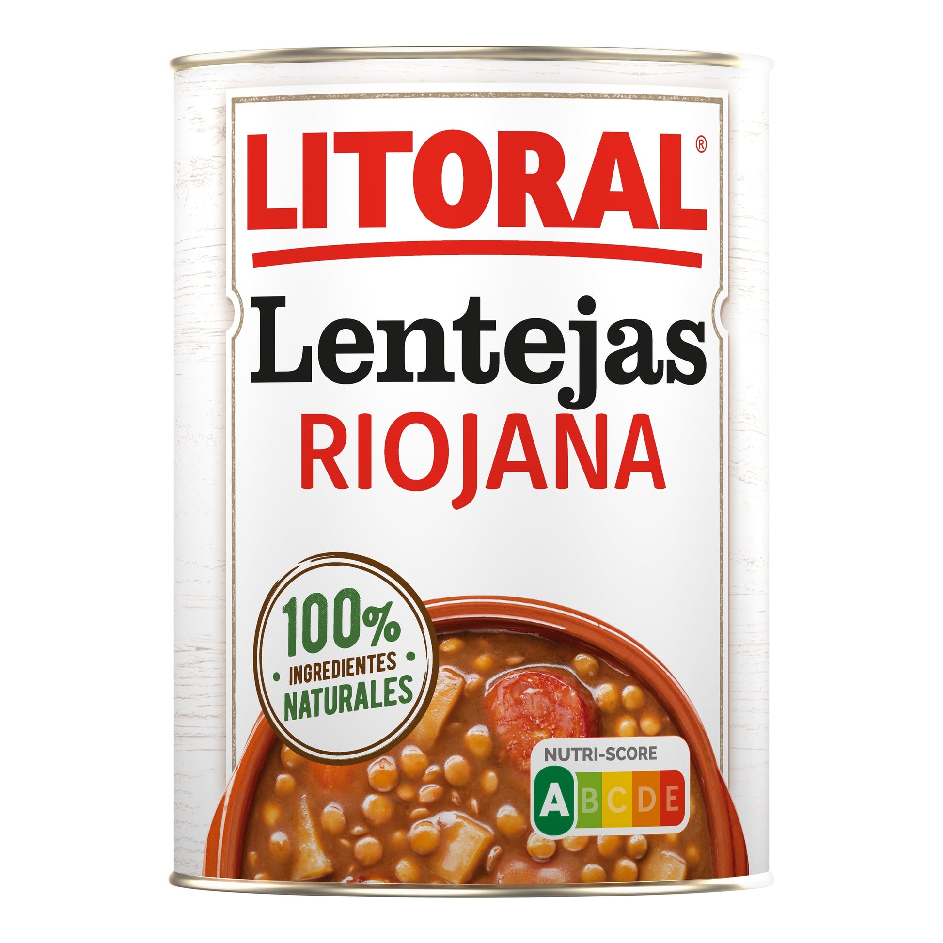 Lenteja riojana lata Litoral 425g