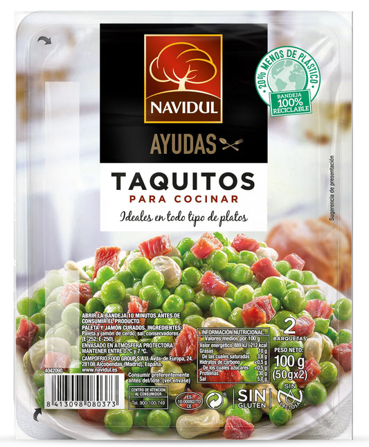 Jamón taquitos Navidul 100g La Despensa
