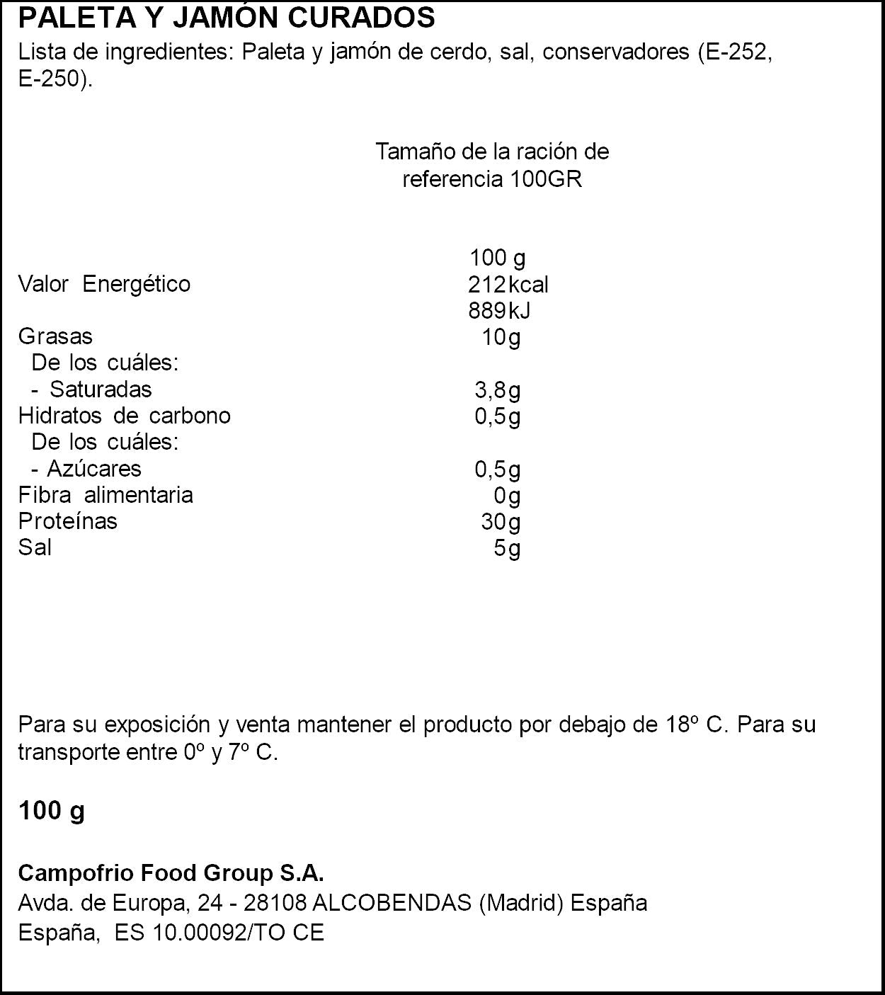 Jamón taquitos Navidul 100g