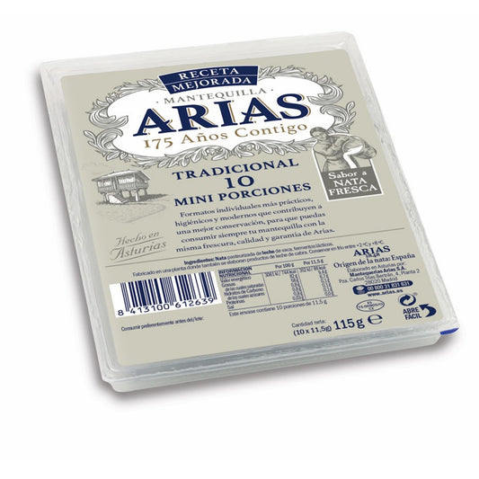 Mantequilla pastilla Arias p10 115g La Despensa