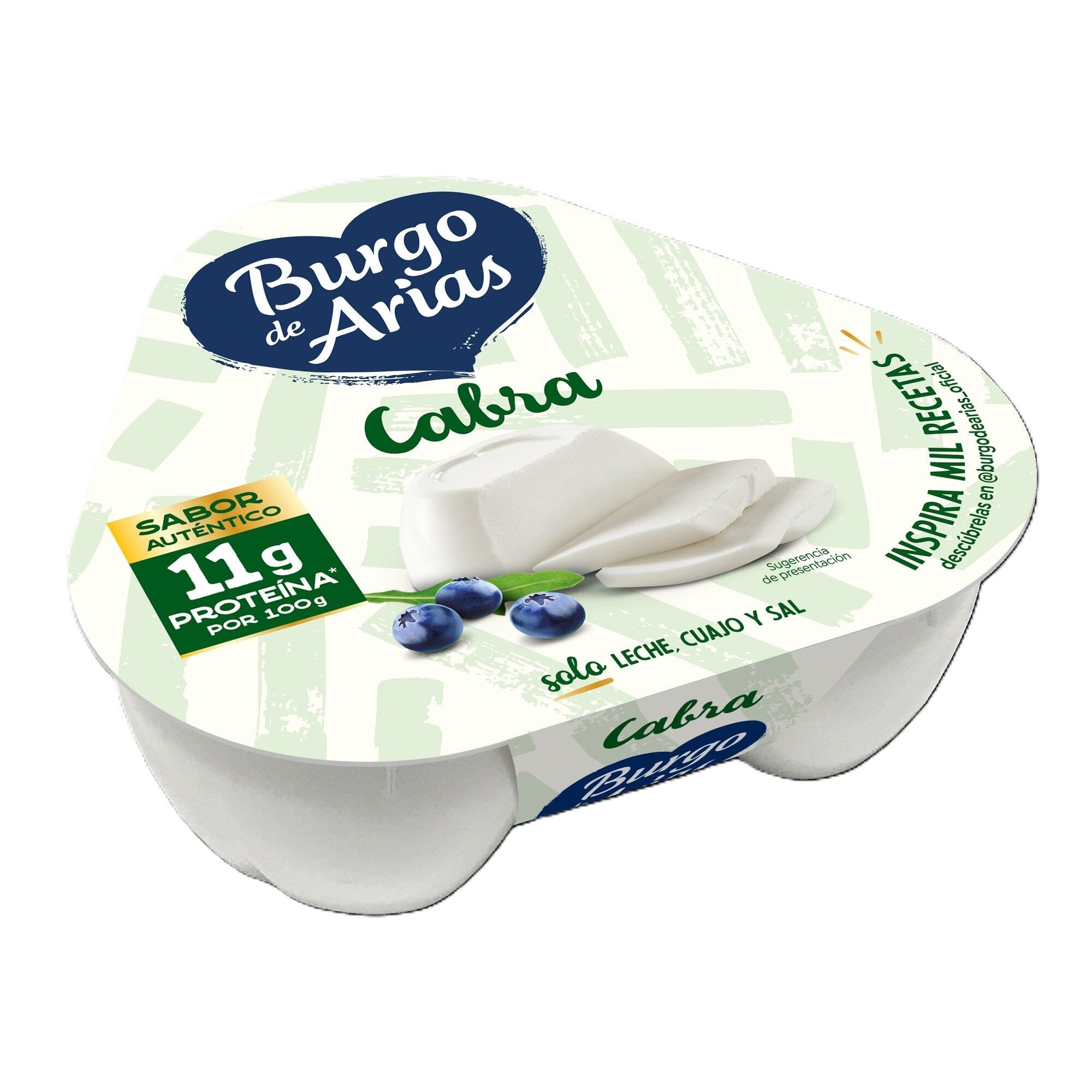 Queso fresco mini de cabra Burgo de arias p3 70g/u