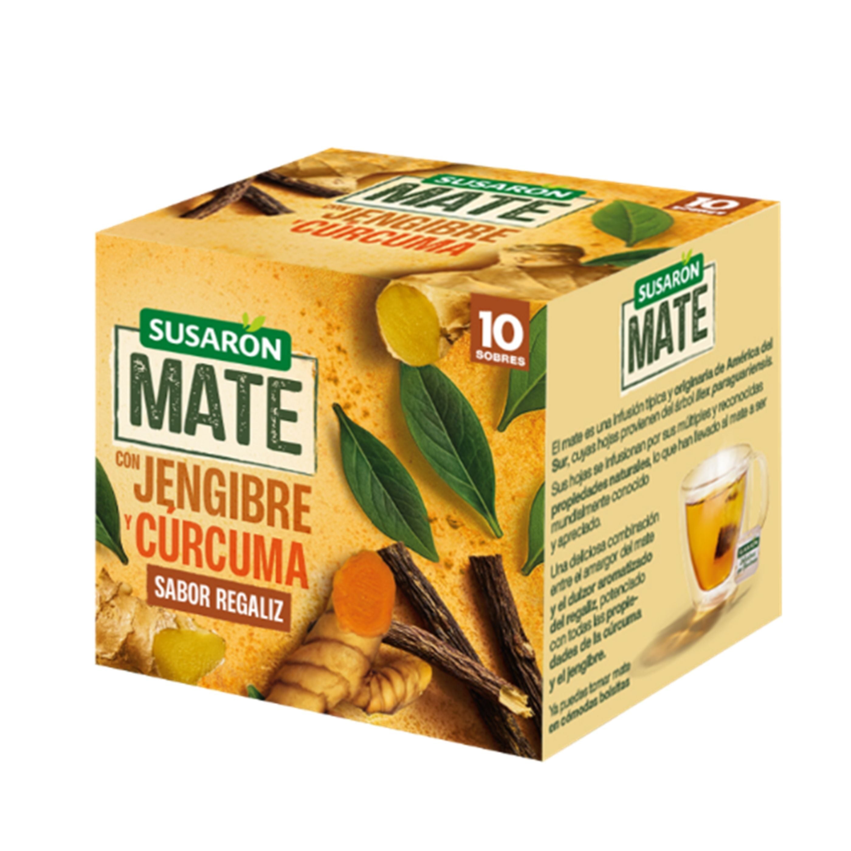Mate jengibre y curcuma Susaron 15g