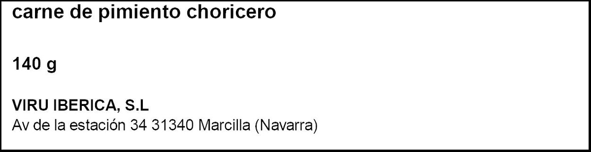 Carne pimiento choricero Naturale 150g