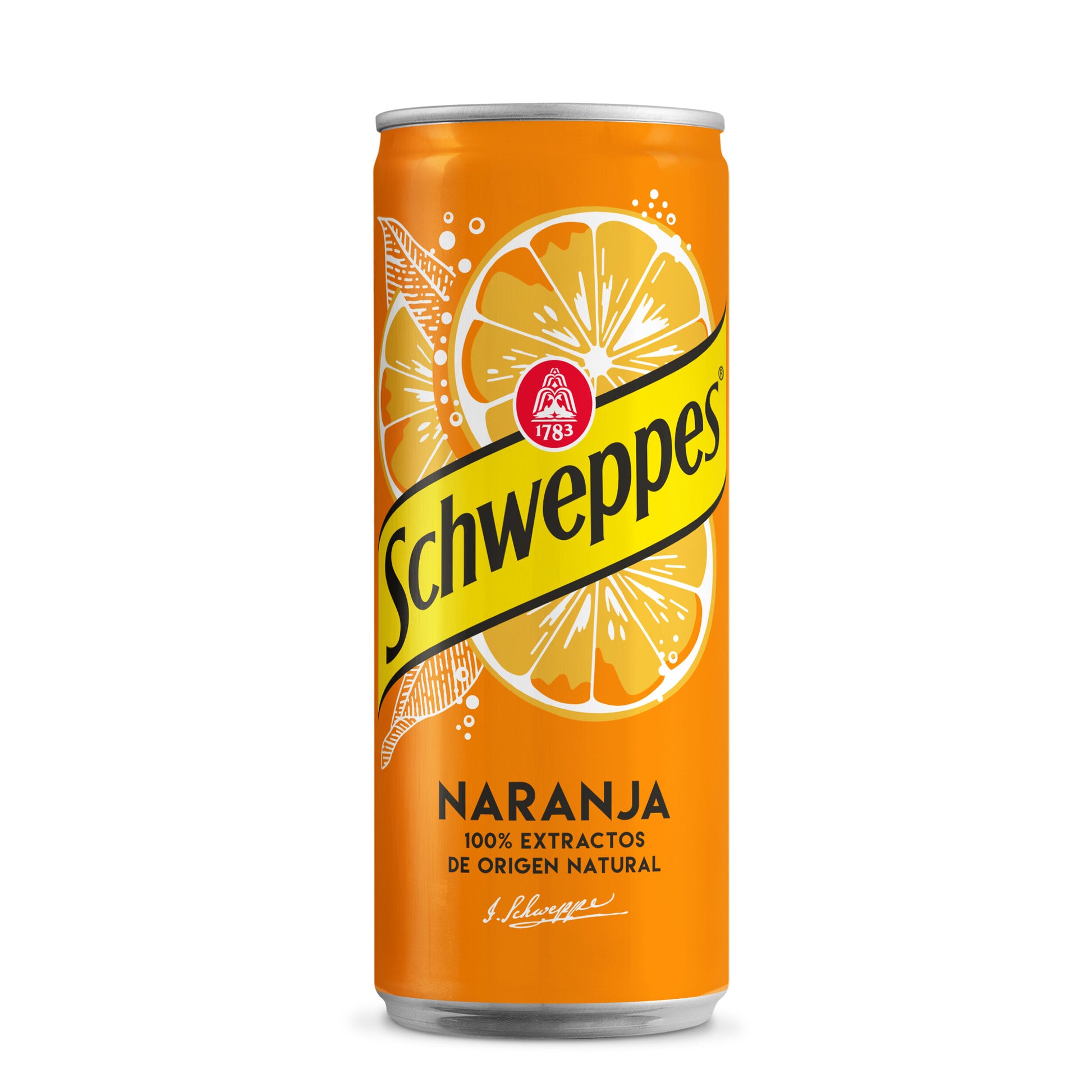 Refresco naranja lata Schweppes 330mll