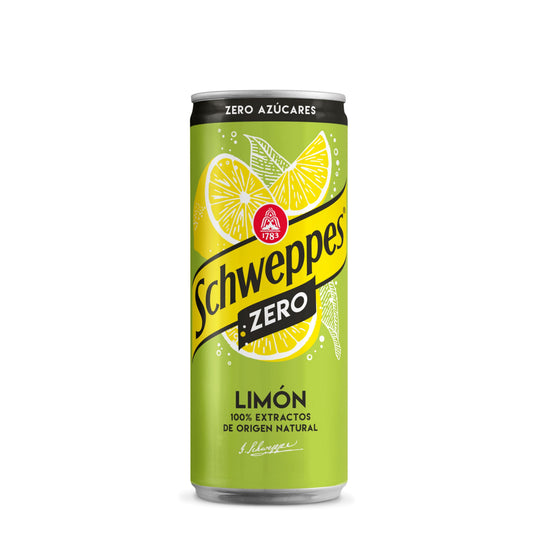 Refresco limon zero Schweppes lata 330ml La Despensa