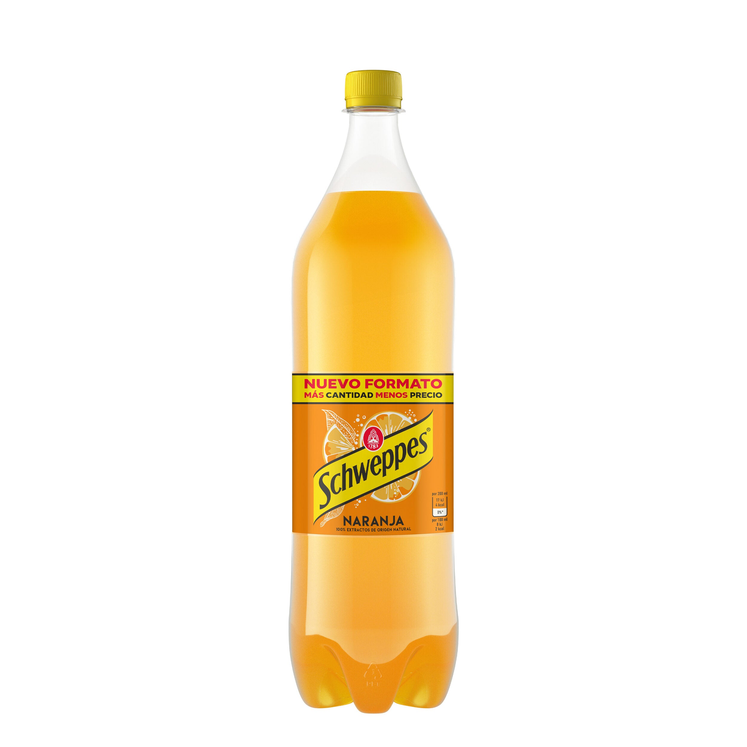 Refresco naranja Schweppes 1,5l