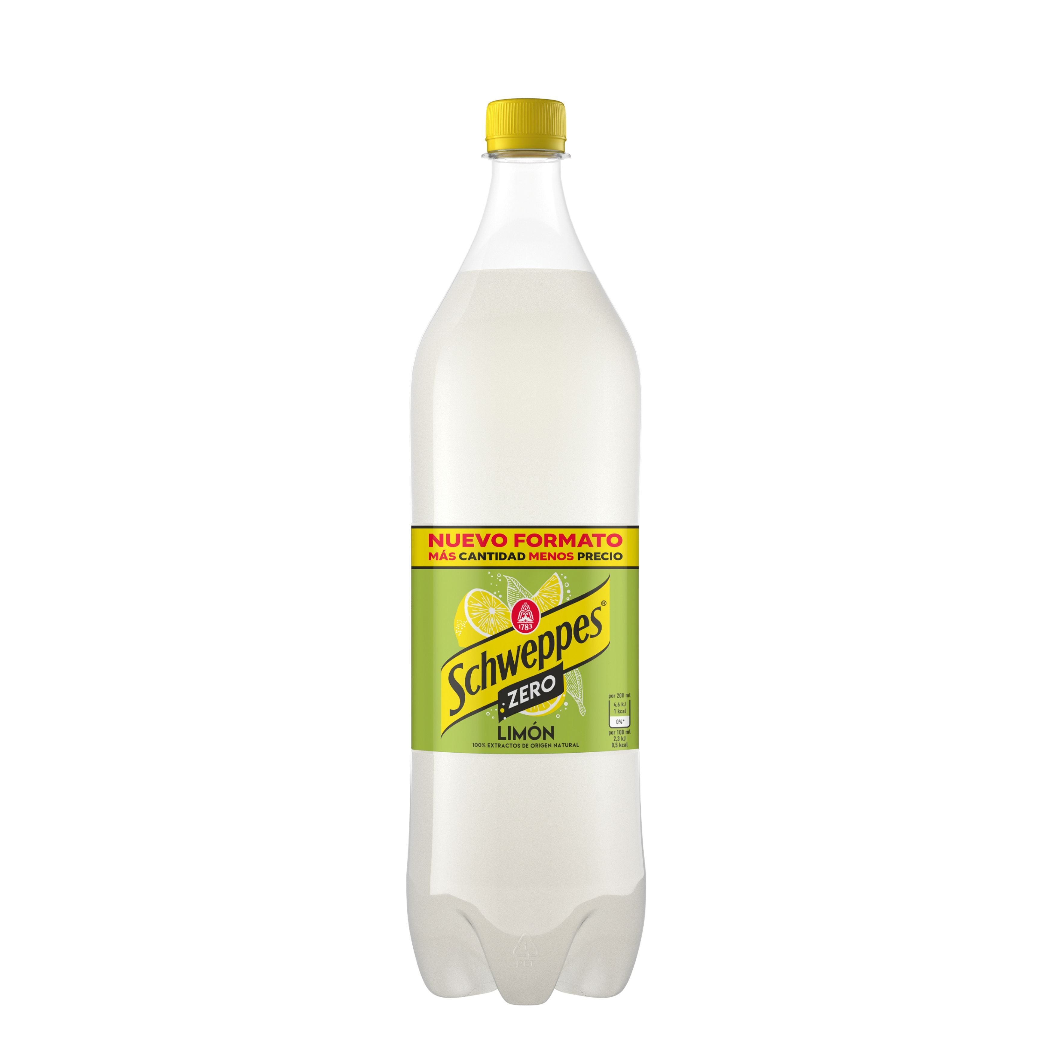 Refresco limón zero Schweppes 1.5l