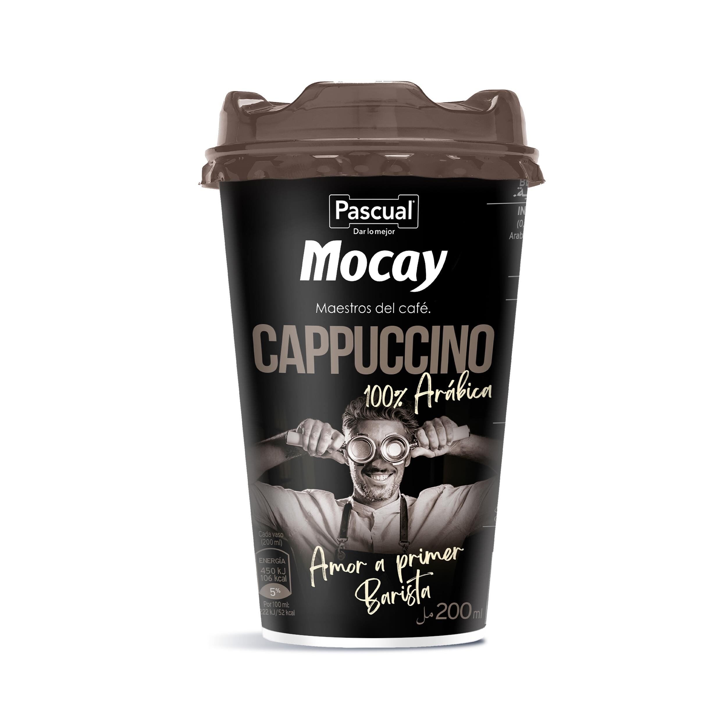Café preparado cappuccino vaso Mocay 200ml