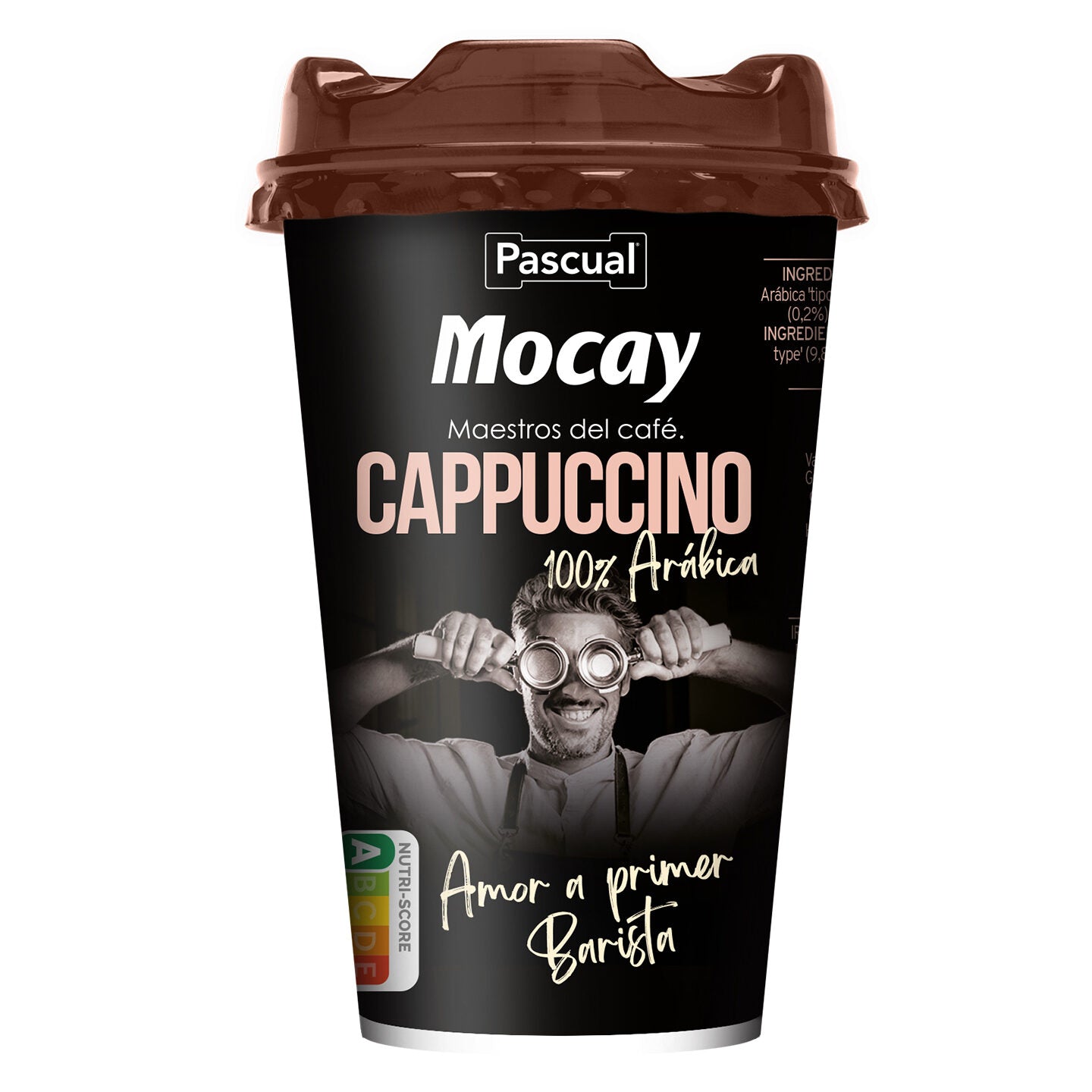Café preparado cappuccino vaso Mocay 200ml