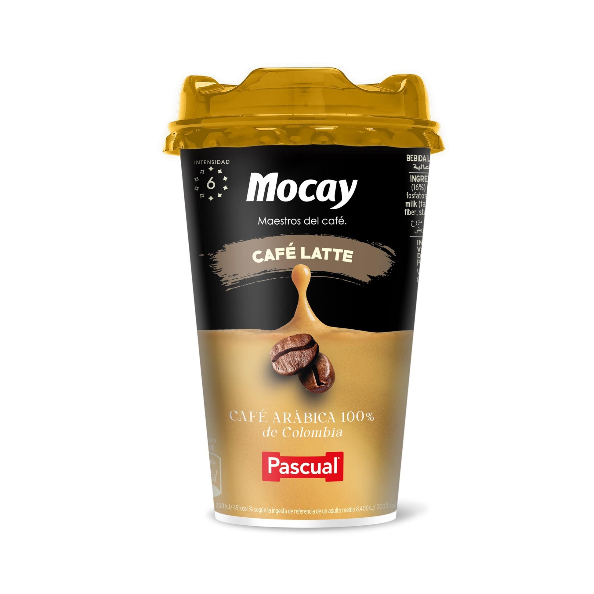 Café preparado caffe latte vaso Mocay 200ml