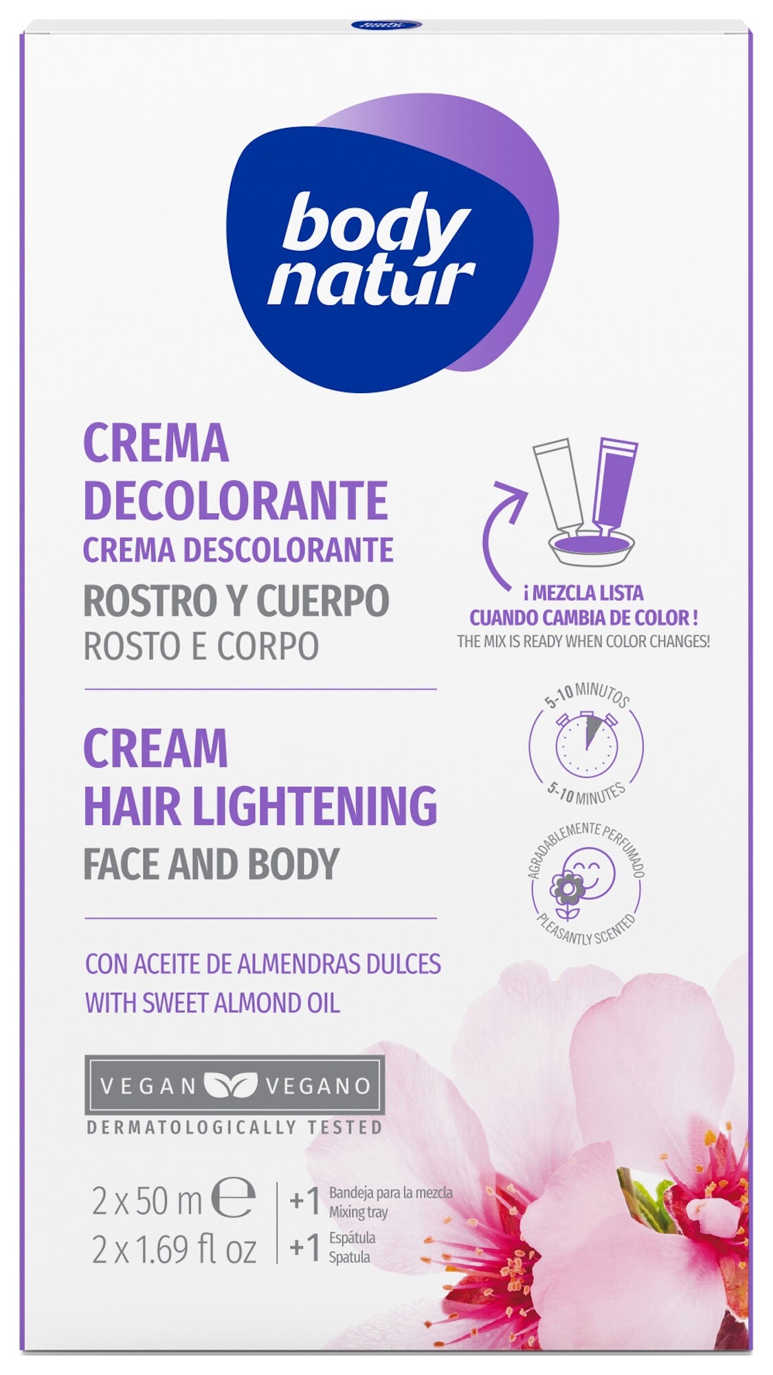 Crema decolorante Body natur
