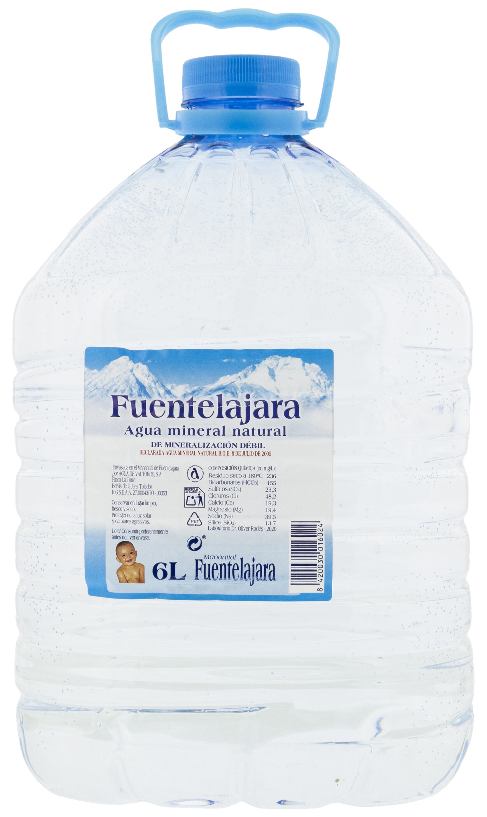 Agua mineral Fuentelajara 6l