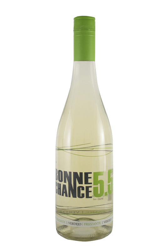 Vino blanco verdejo frizante 5.5% cristal Bonne chance 750ml La Despensa