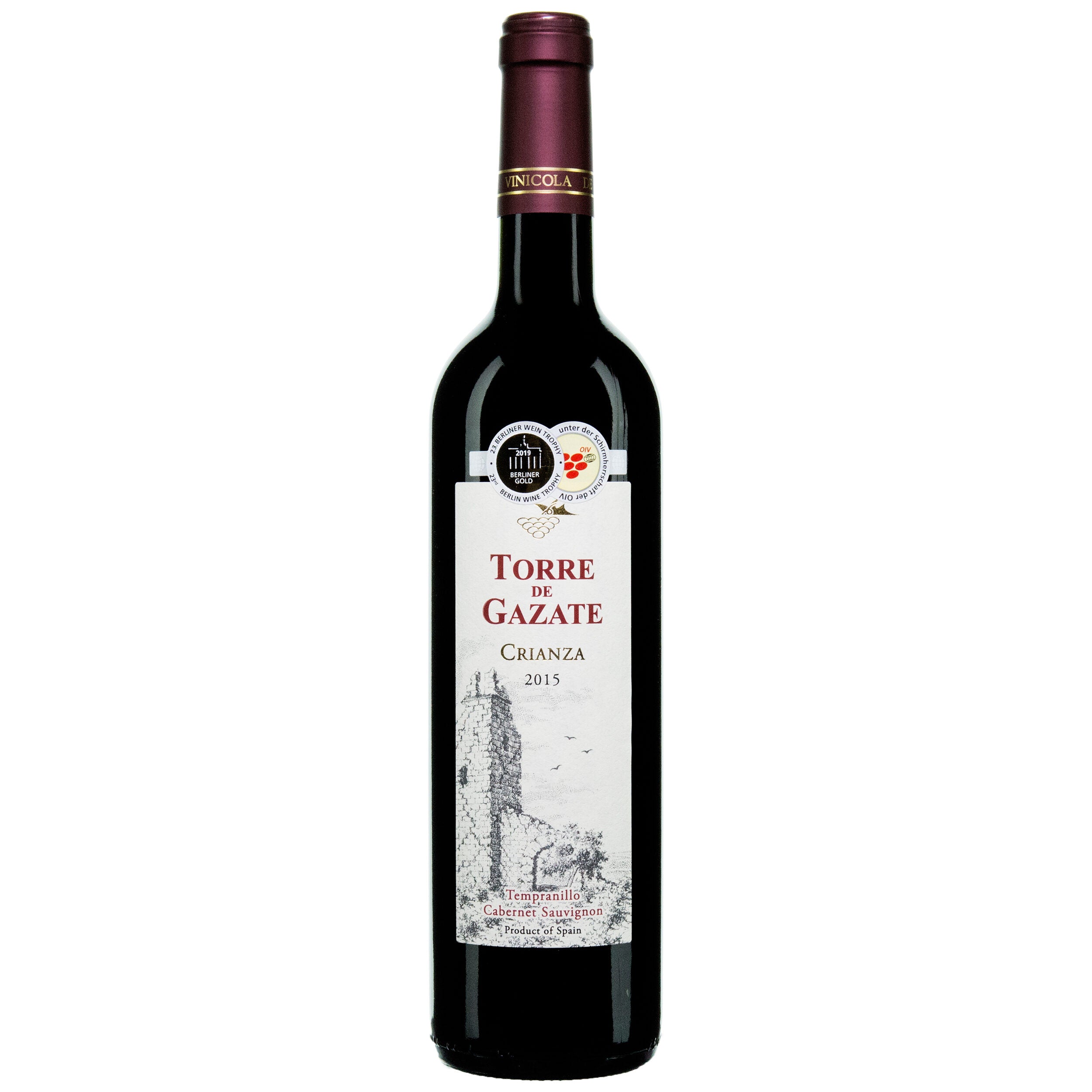 Vino tinto crianza Torre gazate  750ml