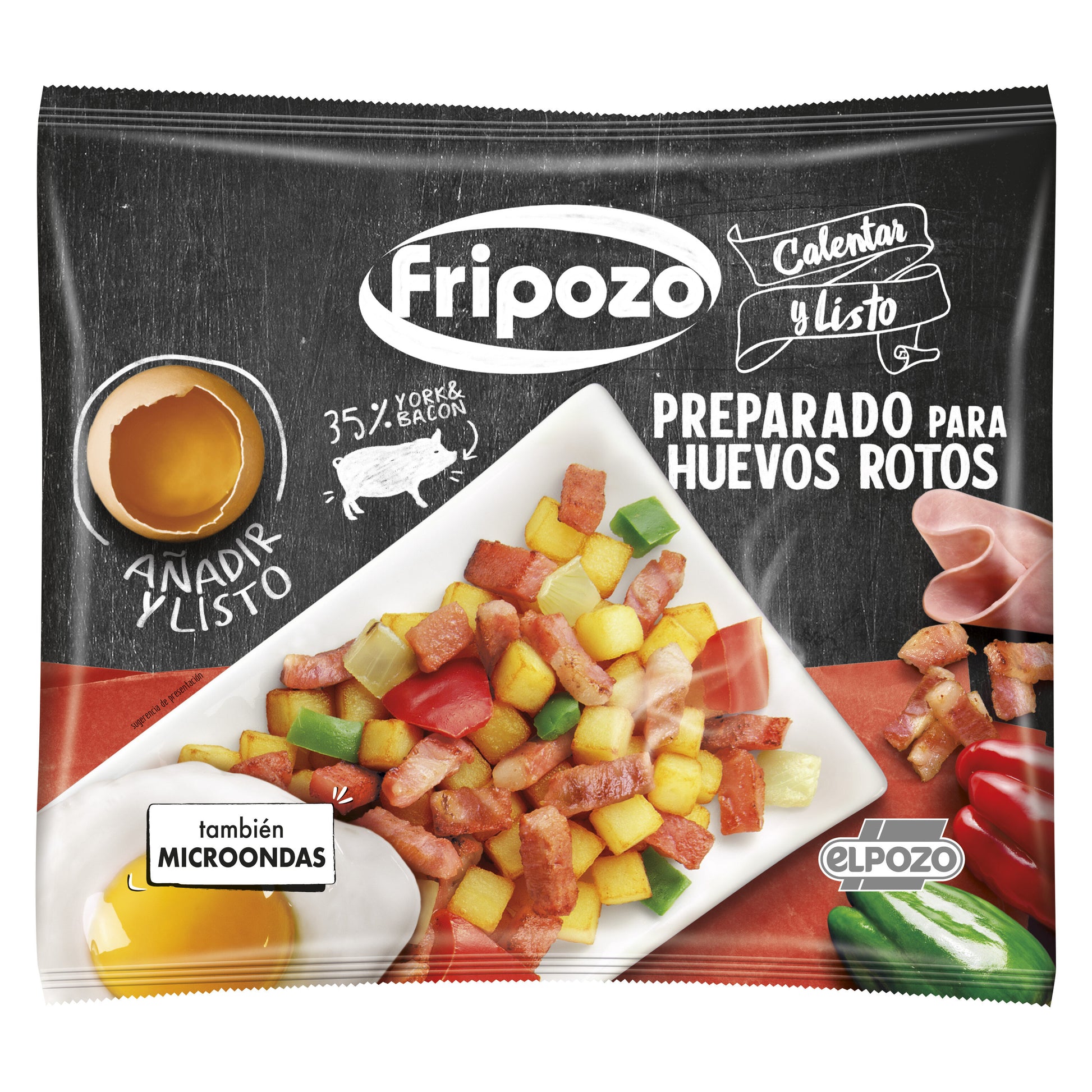 Preparado huevos rotos  Fripozo 400g