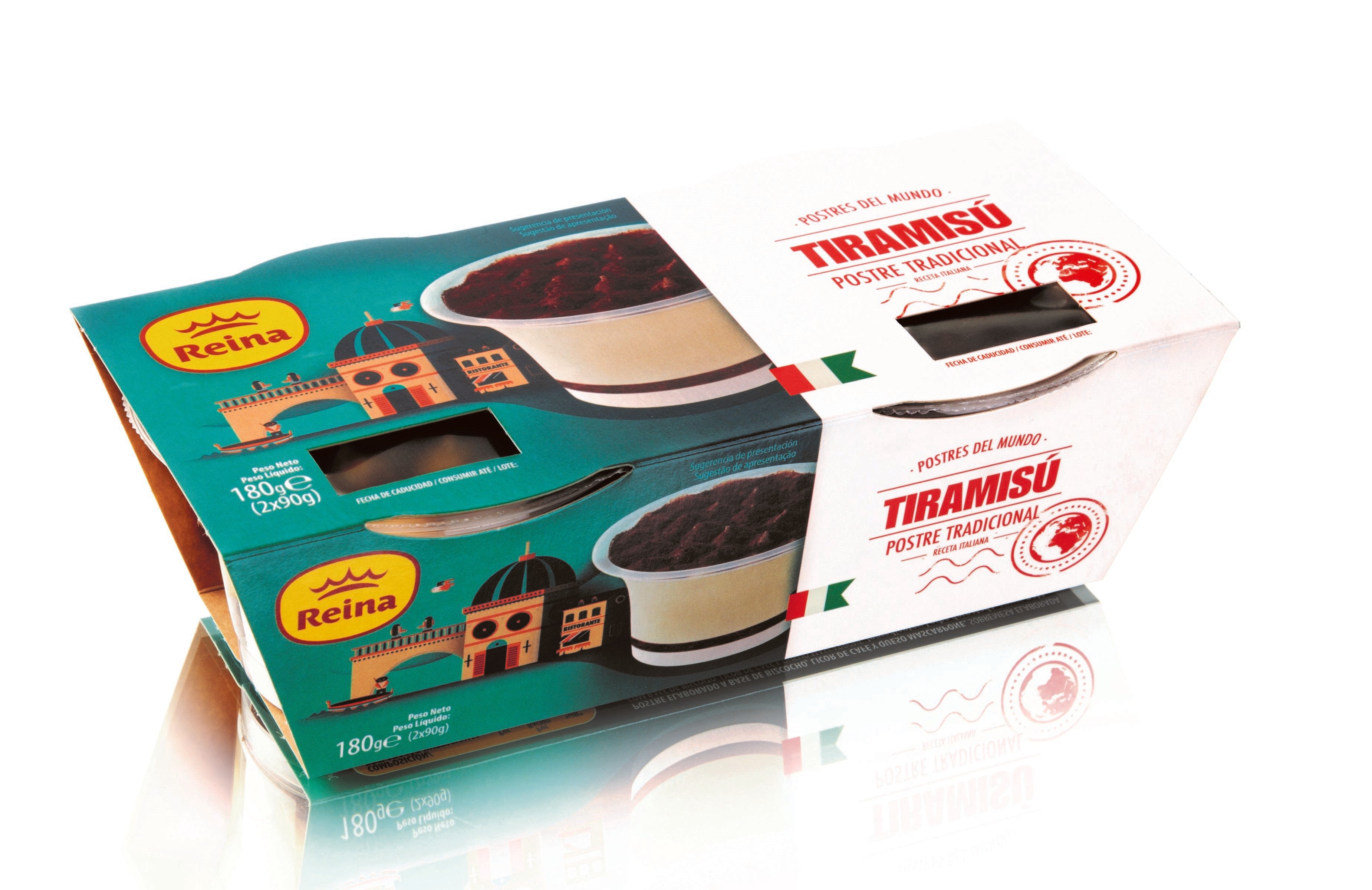 Tiramisú  Reina p2 90g/u