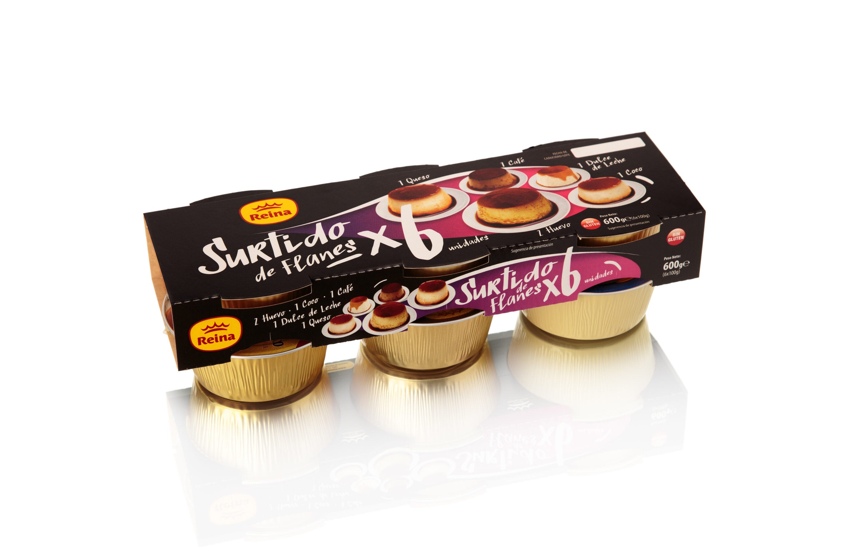 Surtido flan  Reina p6 100g/u