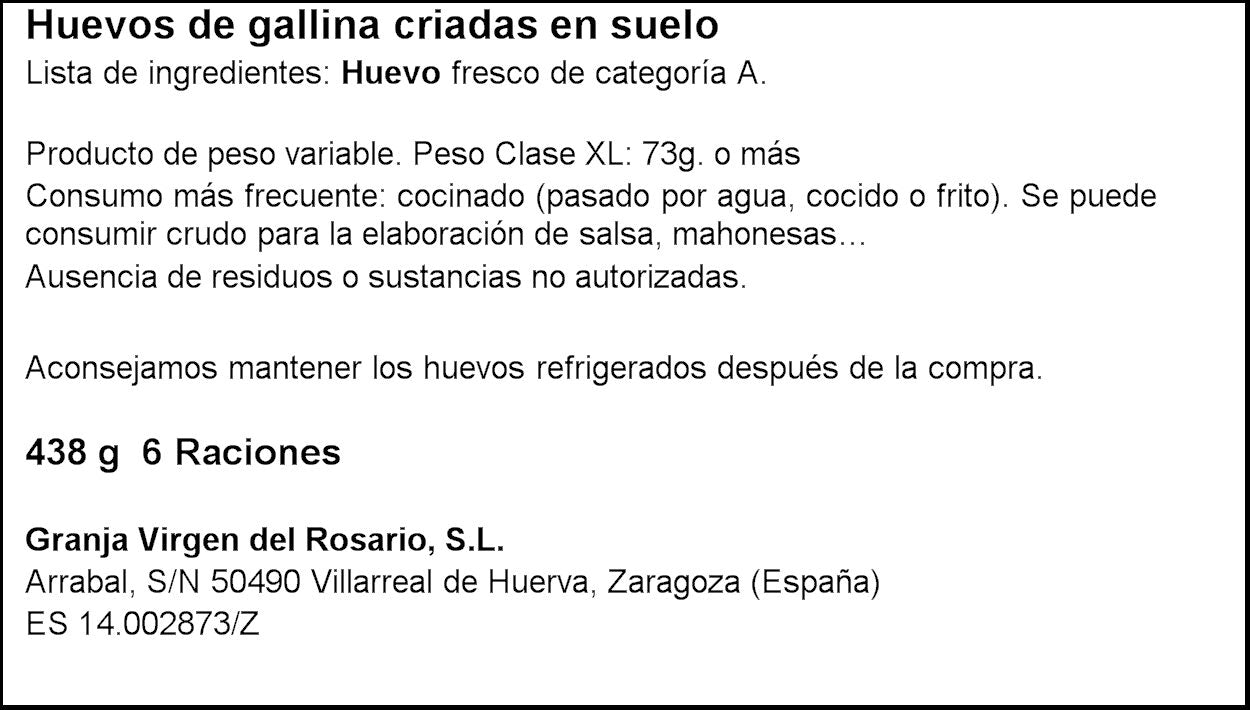 Huevos xl suelo Virgen del Rosario p6