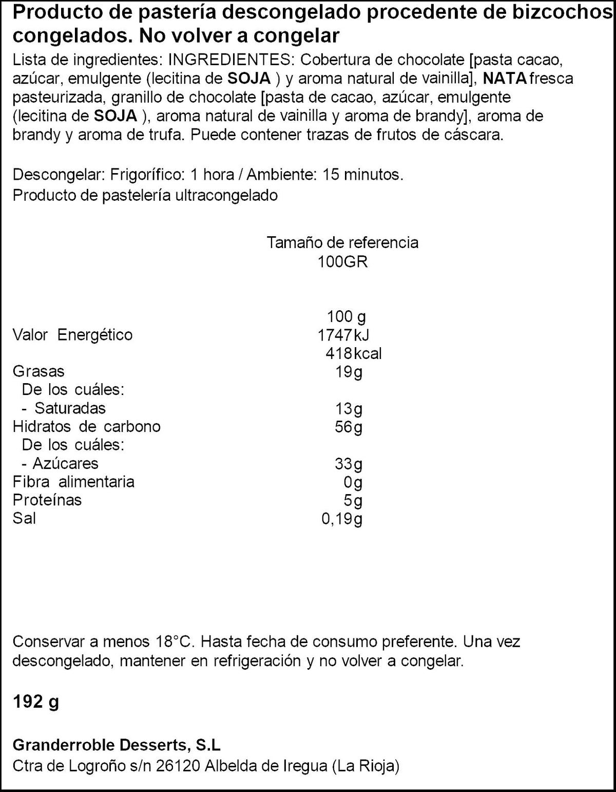 Trufas  San Martin 192g