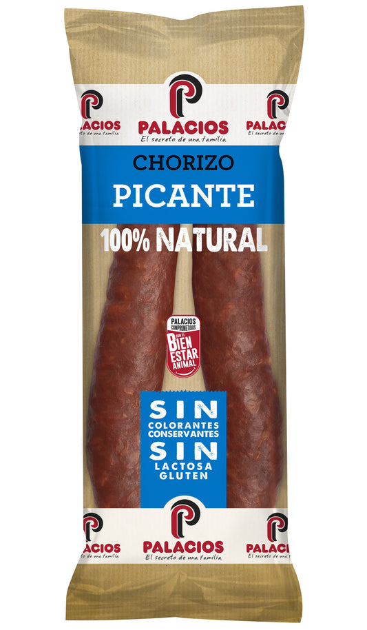 Chorizo sarta picante Palacios 250g La Despensa