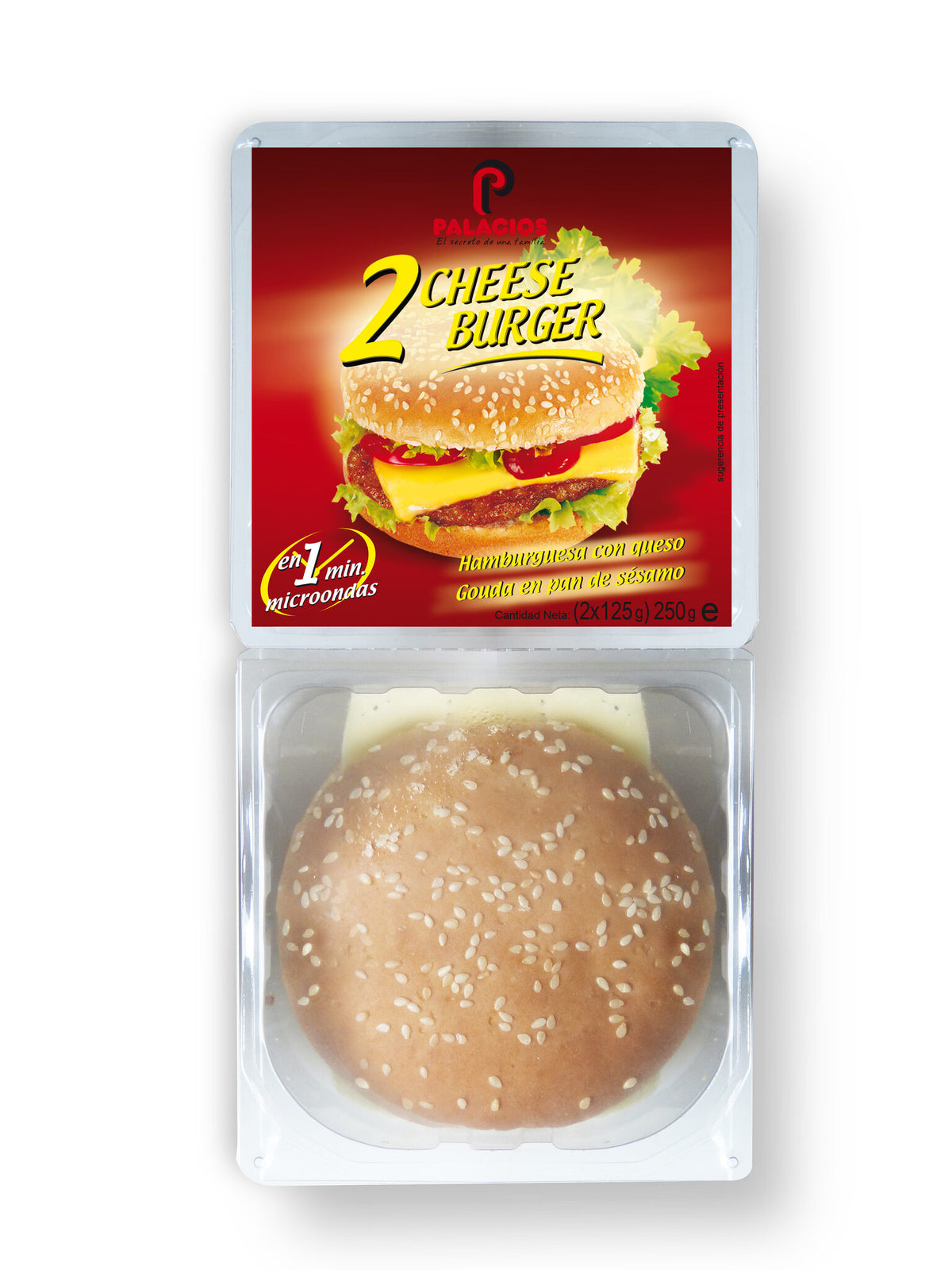 Hamburguesa queso Palacios 250g