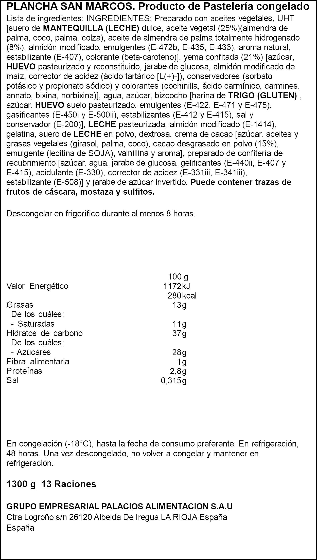 Plancha san marcos  San martín 1.3k