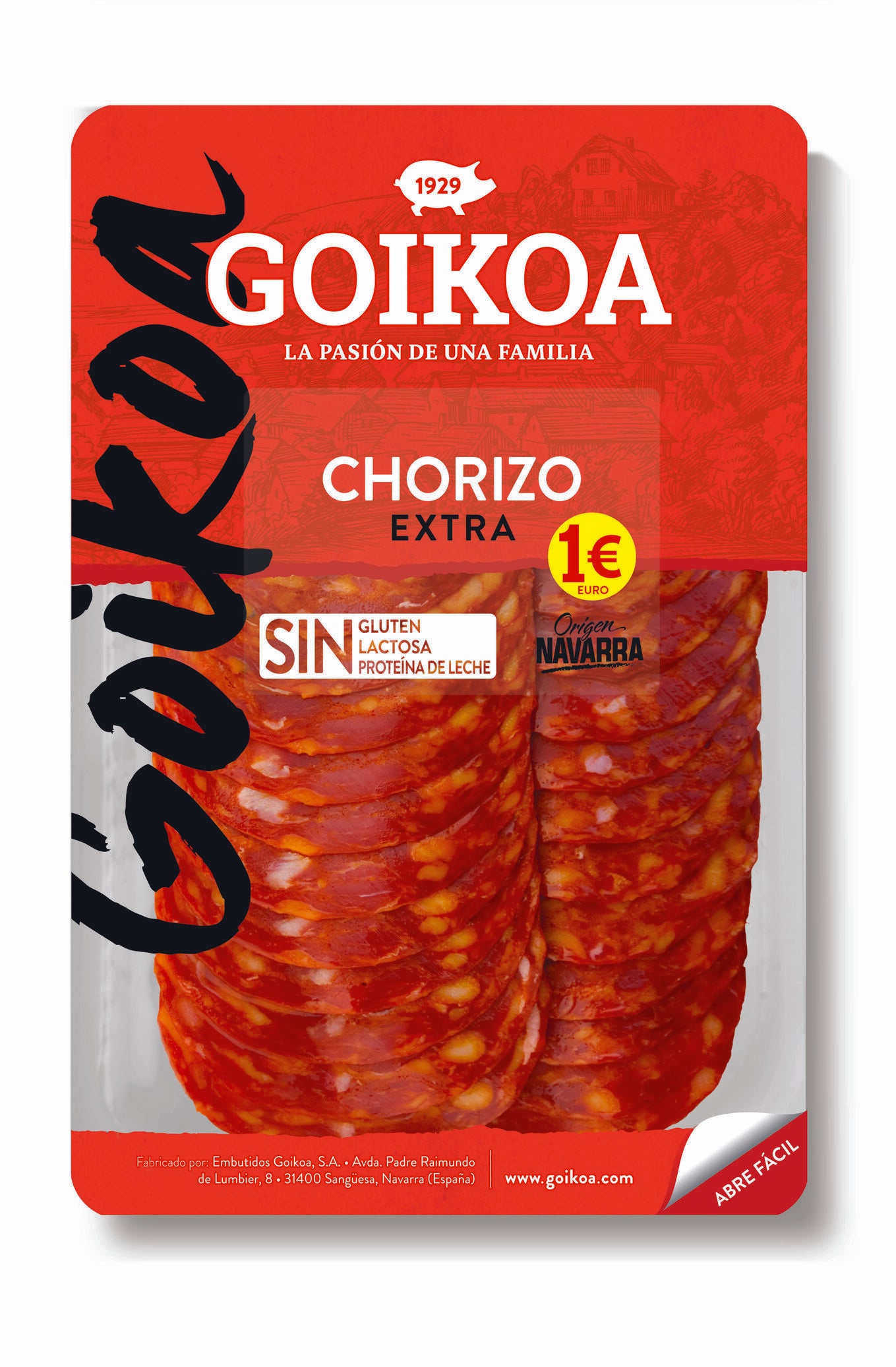 Chorizo extra vela Goikoa 70g