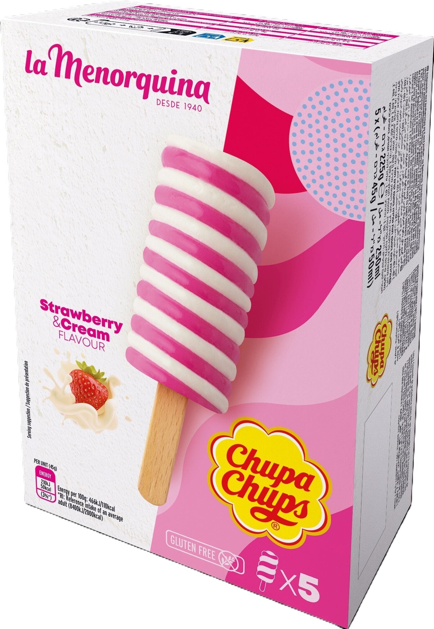 Espiral chupa chups La menorquina p5x50ml