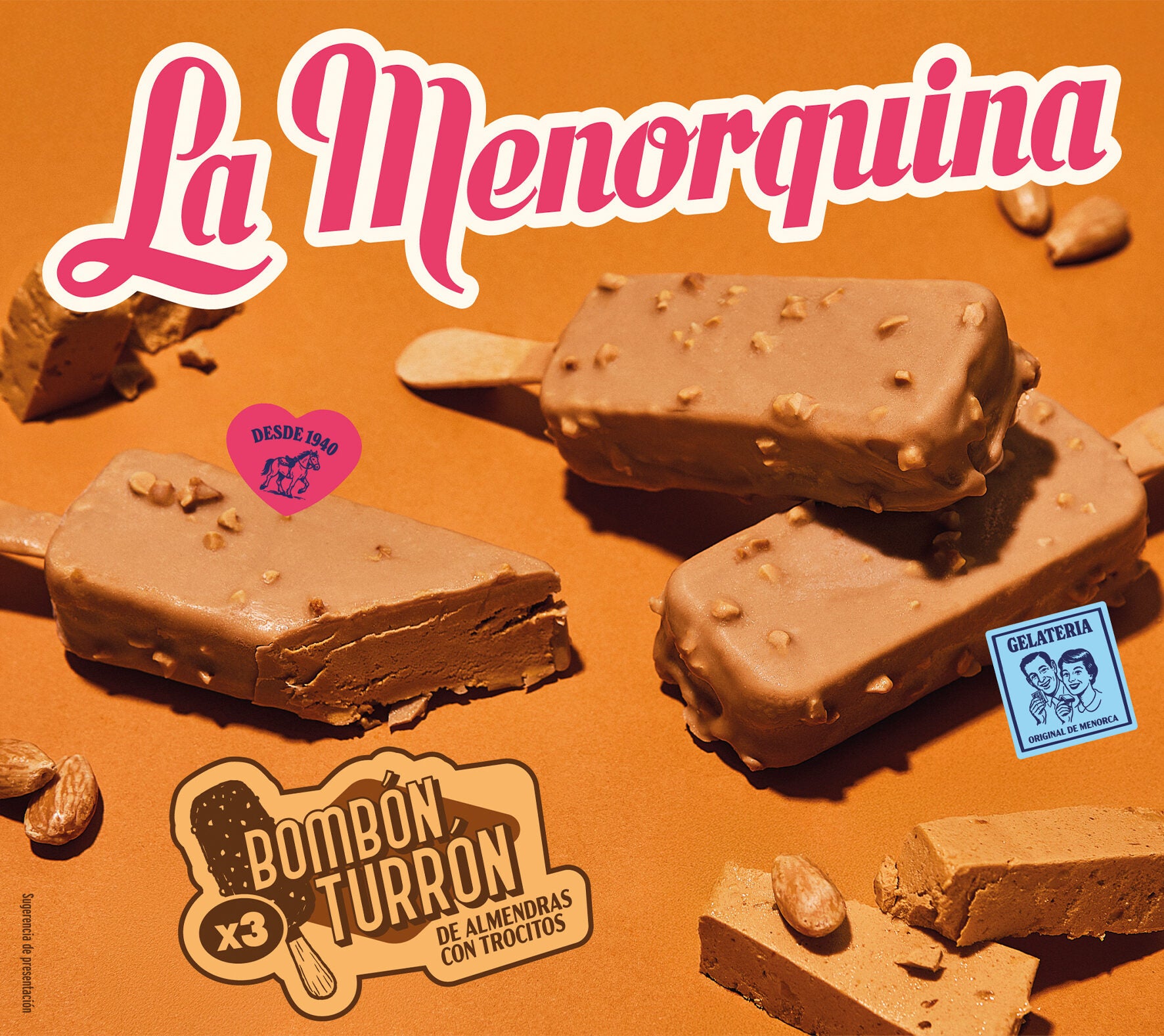 Bombon turron La menorquina p3x100ml