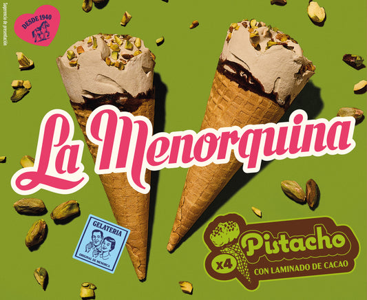Cono pistacho La menorquina p4x120ml La Despensa
