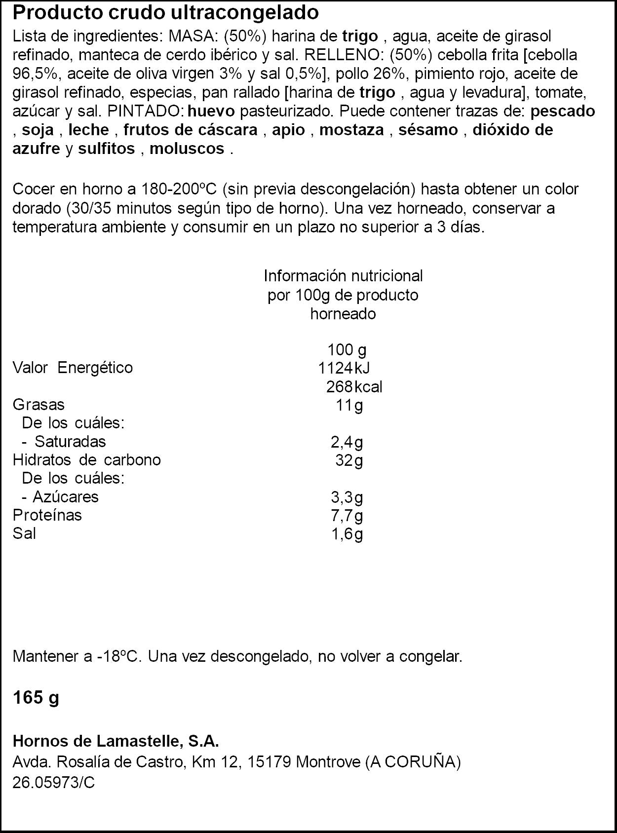 EMPANADA MINI TEX MEX 165G