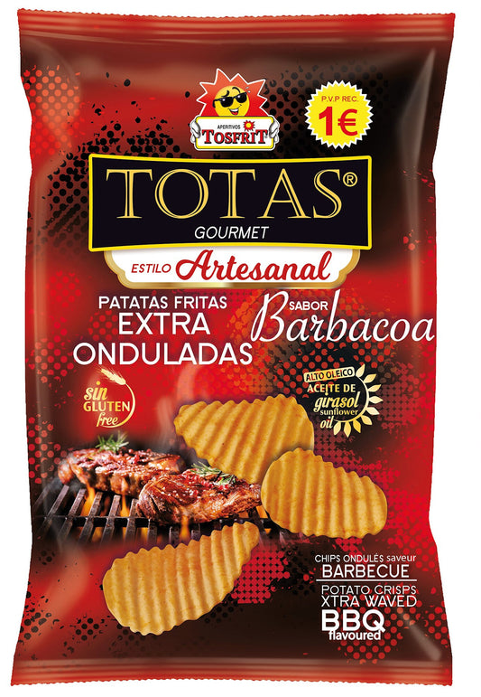 Patatas fritas extraondulada bbq totas Tosfrit 100g La Despensa