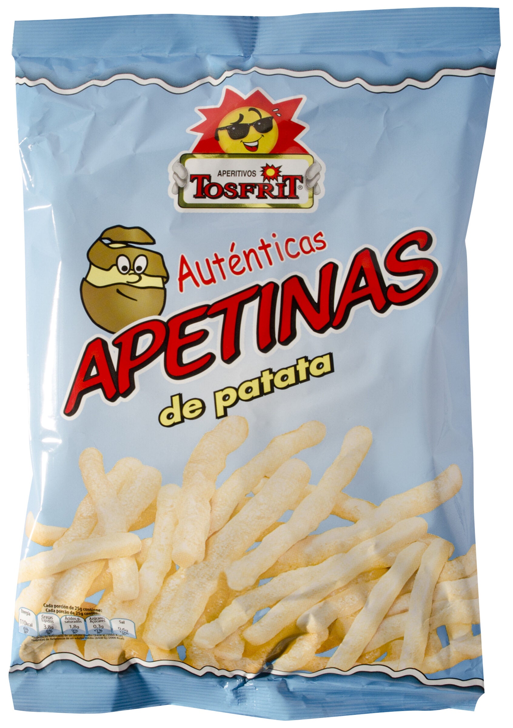 Pajitas  apetinas Tosfrit 90g