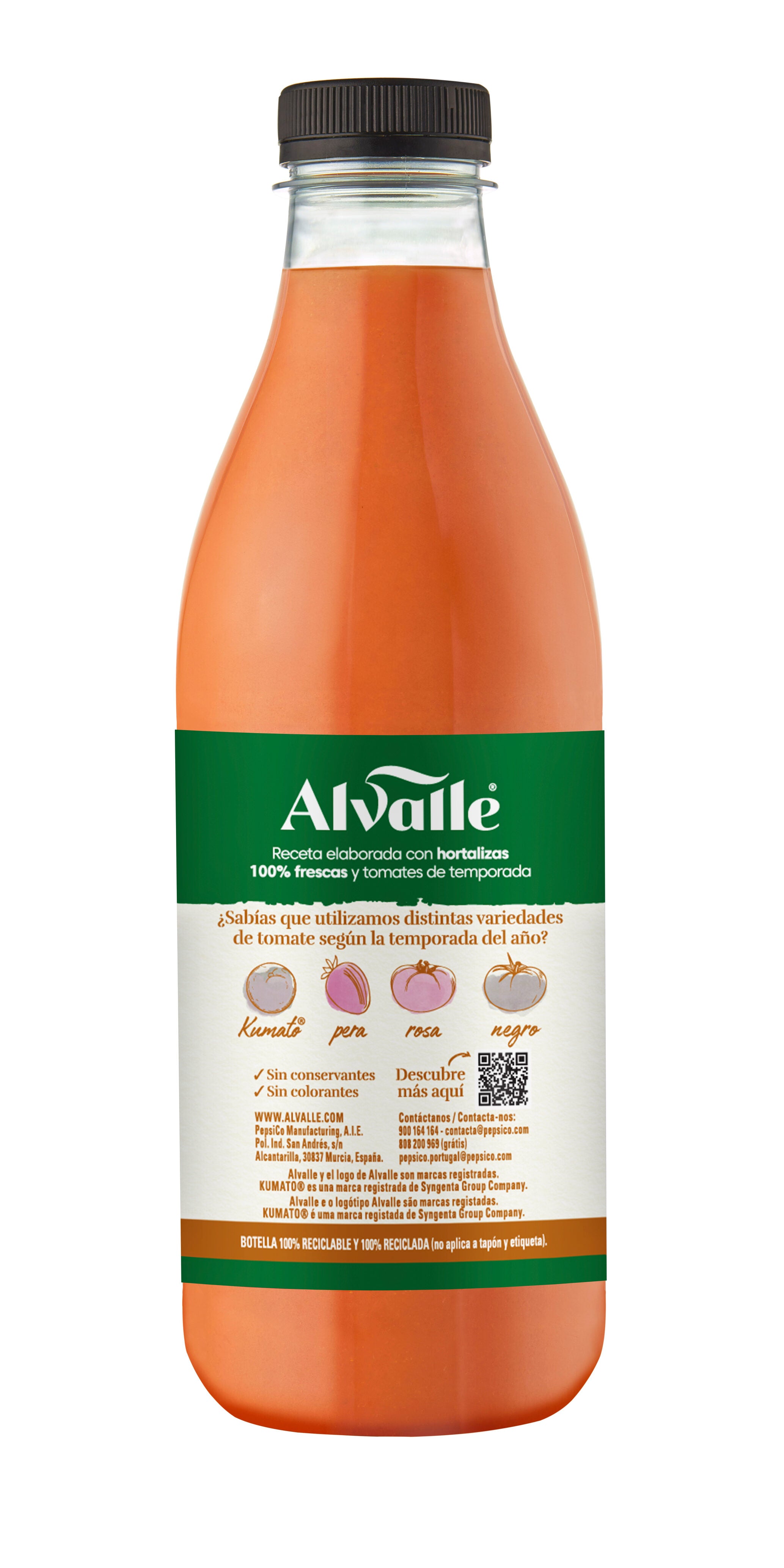 Salmorejo receta temporada pet Alvalle 900ml