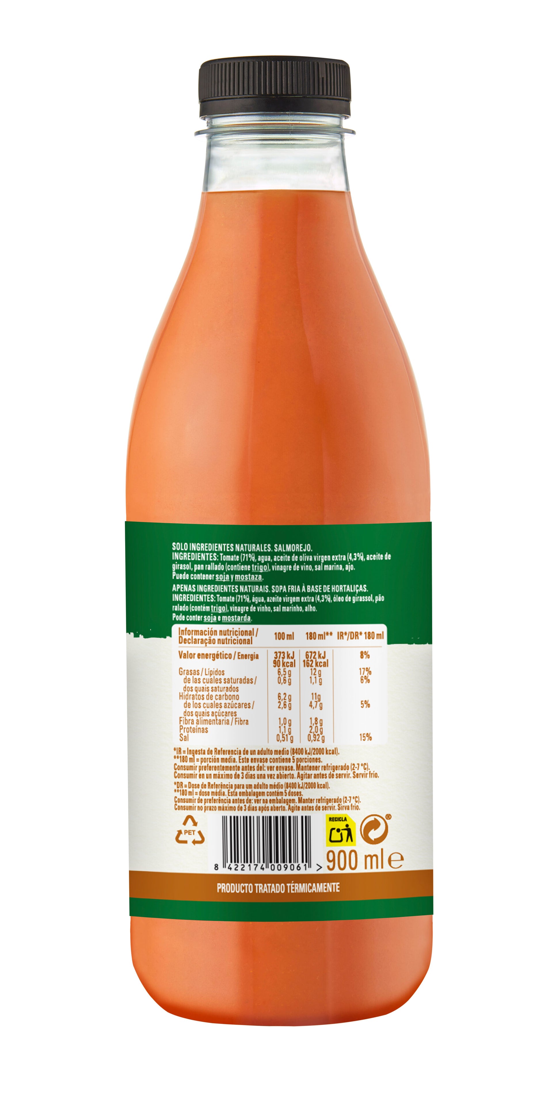 Salmorejo receta temporada pet Alvalle 900ml