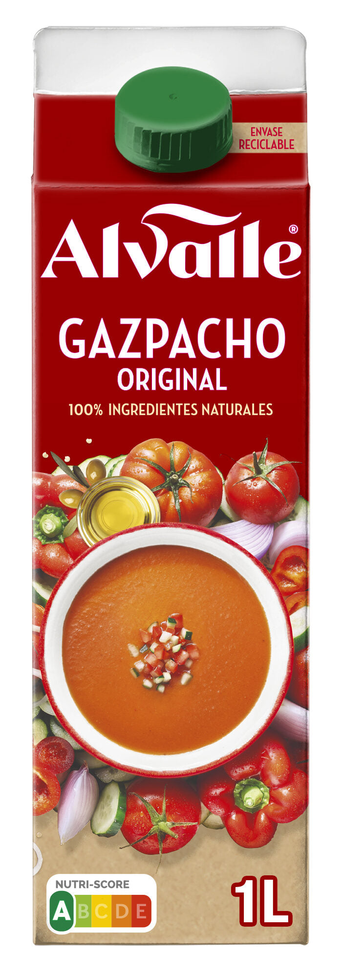 Gazpacho original c/aceite oliva Alvalle 1l