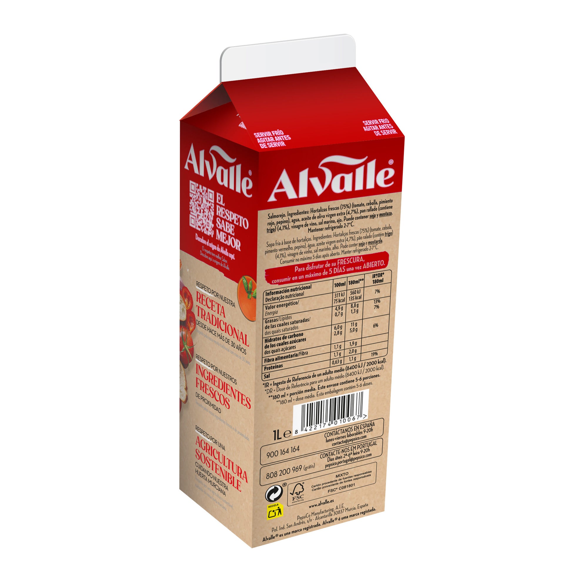 Salmorejo  Alvalle 1l