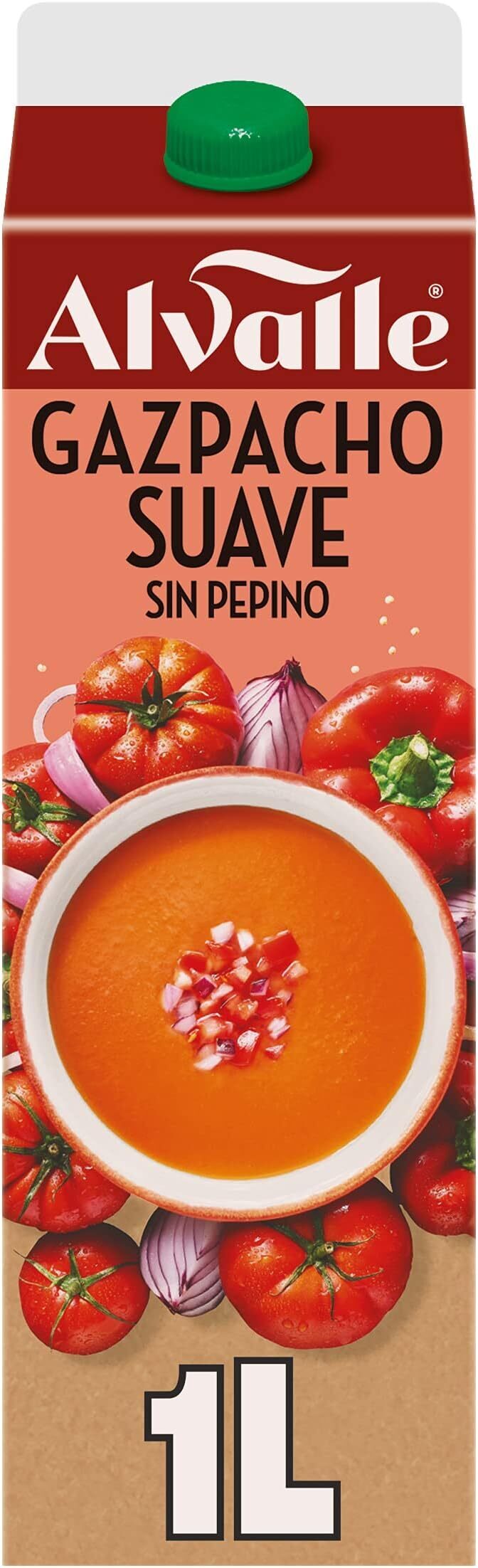Gazpacho suave s/pepino Alvalle 1l